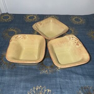 3 Casa Stone Casafina Madeira Harvest Sage Green Individual Bakers‎ 5 1/8"